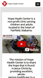Mobile Screenshot of hopehealthcenter.org