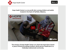 Tablet Screenshot of hopehealthcenter.org